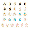 78Pcs 26 Styles Alloy Enamel Charms ENAM-TA0003-52-2