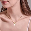 4Pcs 2 Colors Rack Plating Brass Micro Pave Clear Cubic Zirconia Pendants KK-CJ0002-71-7
