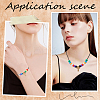 DIY Barrel Plastic & Crosdd Wood Bracelet Making Kits DIY-SC0027-35-5