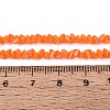 Opaque Glass Beads Strands GLAA-N019-3mm-07-2
