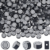 300Pcs Handmade Polymer Clay Beads CLAY-PA0001-31B-1