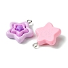 Opaque Resin Pendants RESI-P039-02A-2