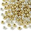 200Pcs 2 Colors CCB Plastic Beads CCB-FS0001-07-2