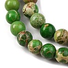 Dyed Natural Regalite/Imperial Jasper/Sea Sediment Jasper Beads Strands G-B124-C02-02-4