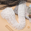 3-Layer Nylon Pleated Lace Trims OCOR-WH0082-40-3