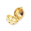 Brass Micro Pave Cubic Zirconia Locket Pendants KK-H203-13G-01-2