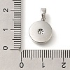 Brass Micro Pave Cubic Zirconia and Shell Pendants KK-K388-77P-01-3