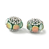 Acrylic Rhinestone Rondelle Beads CLAY-NH0003-02AS-01-1