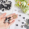 150Pcs 3 Colors Pave Disco Ball Beads RB-SP0001-10A-3