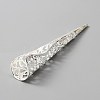 Hollow out Iron Finger Nail Tip Claw Rings AJEW-WH0282-38A-2