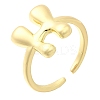 Rack Plating Brass Open Cuff Rings RJEW-S394-01G-H-2