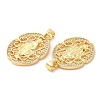 Rack Plating Brass Pendants KK-R146-04G-2