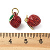 Brass Enamel Pendants KK-R229-07G-03-3