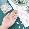 CHGCRAFT 100Pcs 5 Style Alloy Pendants FIND-CA0003-60-3