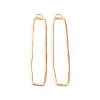 Brass Open Back Bezel Big Pendants X-KK-O144-29G-1