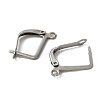 316 Surgical Stainless Steel Hoop Earring Findings STAS-WH0022-74-2
