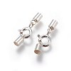 925 Sterling Silver Spring Ring Clasps STER-G019-D-08S-1
