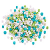Opaque Glass Round Seed Beads GLAA-TAC0025-07A-03-1