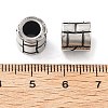 304 Stainless Steel European Beads STAS-V008-44AS-3
