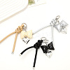 1Pc Imitation Leather Keychain AJEW-CL0001-09C-4