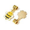 Alloy Enamel European Dangle Charms PALLOY-FS00011-2