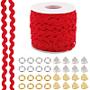 1 Strand Wave Bending Fringe Trim FIND-GF0006-65F-1