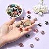 Handmade Gold Sand Lampwork European Large Hole Rondelle Beads LPDL-M005-M-5