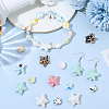 48Pcs 12 Styles Handmade Porcelain Beads PORC-PA0001-07-4