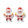 Colorful Christmas Series Resin Cabochons CRES-Q006-02J-1