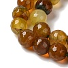 Dyed & Heated Natural Dragon Veins Agate Beads Strands G-P539-A01-26-4