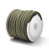 (Defective Closeout Sale: Bad Spool) Eco-Friendly Flat Faux Suede Cords LW-XCP0001-10-3