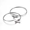 Tarnish Resistant 304 Stainless Steel Pendants STAS-F191-09P-B-2