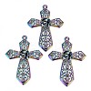 Alloy Big Pendants Rhinestone Settings LS-X-PALLOY-N156-030-RS-1