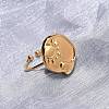 Adjustable 304 Stainless Steel Cuff Open Rings LS-RJEW-C151-01B-G-2