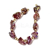 Electroplated Raw Rough Natural Amethyst Beads Strands G-Z131-J02-12-3