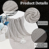 Aluminum Rhinestone Mesh Wrap Roll FIND-WH0421-14-4