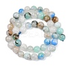 Natural Azurite Beads Strands G-L647-A01-8mm-3