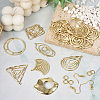  DIY Geometry Earring Making Kit DIY-TA0005-30-14