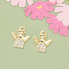 10Pcs Brass Charms KK-V006-05G-02-1