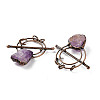 Natural Lavender Amethyst Big Pendants G-A227-08A-R-2