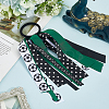 Sports Themes Polyester Elastic Ties Hair Accessories OHAR-WH20011-12F-4