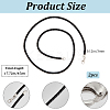2Pcs Braided Round Leather Cord Necklace Making NJEW-BBC0001-19B-01-2
