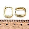 Brass Micro Pave Clear Cubic Zirconia Huggie Hoop Earrings EJEW-G473-09G-5