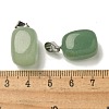 Natural Green Aventurine Pendants G-Z067-03P-04-4