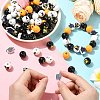 Graduation Season Theme DIY Round Natural Wood Beads & Jute Cord Pendant Making Kits DIY-CJ0002-71-4