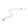 Non-Tarnish Stainless Steel Pendants Necklaces NJEW-K267-01G-P-2
