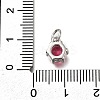Brass Pave Cubic Zirconia Pendants KK-V002-23P-02-3
