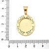 316 Surgical Stainless Steel Rhinestone Pendants STAS-P412-08G-3