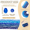 12Strands 12 Colors Transparent Glass Beads Strands EGLA-TA0013-24E-4