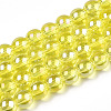 Electroplate Transparent Glass Beads Strands LS-GLAA-T032-T10mm-AB12-1